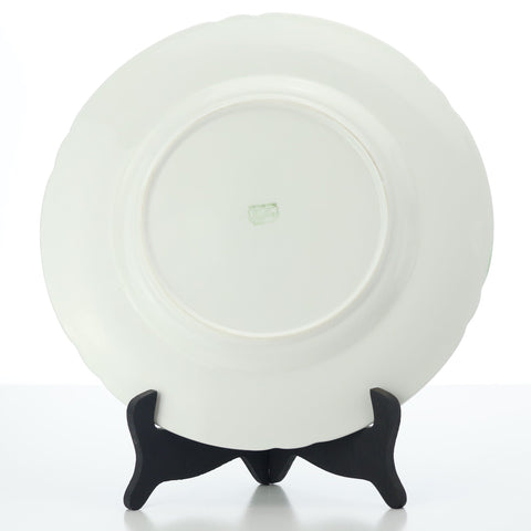 Shelley China (England) spring landscape green dinner plate Servingware Coco Retrotique