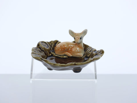 SylvaC, ceramic trinket dish - fawn from Woodland range model 4293 Ceramics pottery and porcelain Coco Retrotique