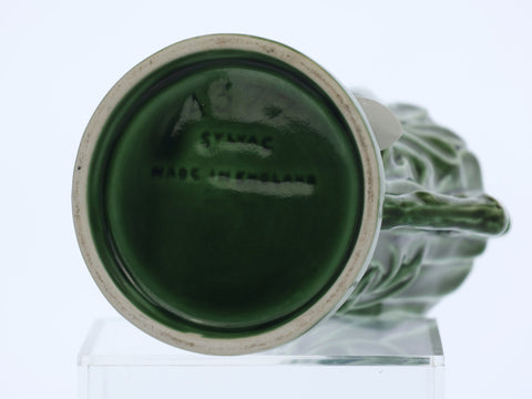 SylvaC, vintage ceramic vase - swan swimming against green reeds, model 4377 Ceramics pottery and porcelain Coco Retrotique