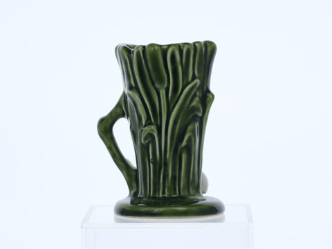 SylvaC, vintage ceramic vase - swan swimming against green reeds, model 4385 Ceramics pottery and porcelain Coco Retrotique