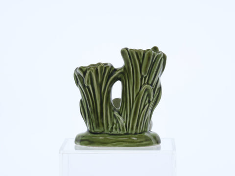 SylvaC, vintage ceramic vase - swan swimming against green reeds, model 4393 Ceramics pottery and porcelain Coco Retrotique