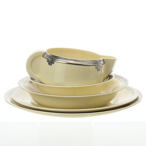 Wilkinson (England) "Odilion" servingware designed by Clarice Cliff Servingware Coco Retrotique